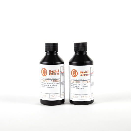 Copper Toner Kit for Silver Gelatin Prints – 2 Part Copper Toning Kit (3L Working Solution)