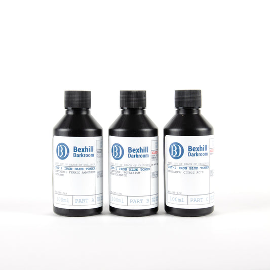 Blue Toner Kit for Silver Gelatin Prints – 3 Part Iron Toning Kit (3L Working Solution)