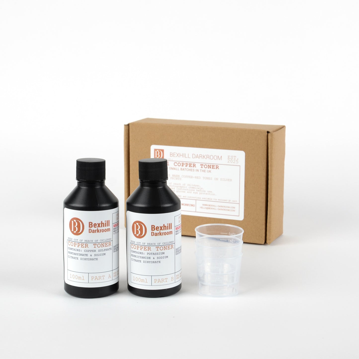 Copper Toner Kit for Silver Gelatin Prints – 2 Part Copper Toning Kit (3L Working Solution)