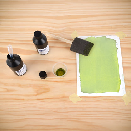 Cyanotype Discovery Kit | Sun Print Kit with Chemistry, Paper & Brush | A5