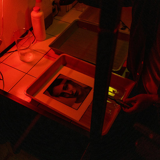 Black and White Hand Printing