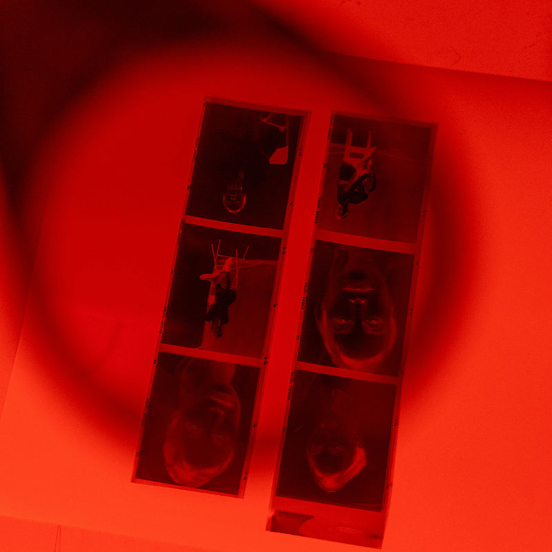 Black and White Hand Printing