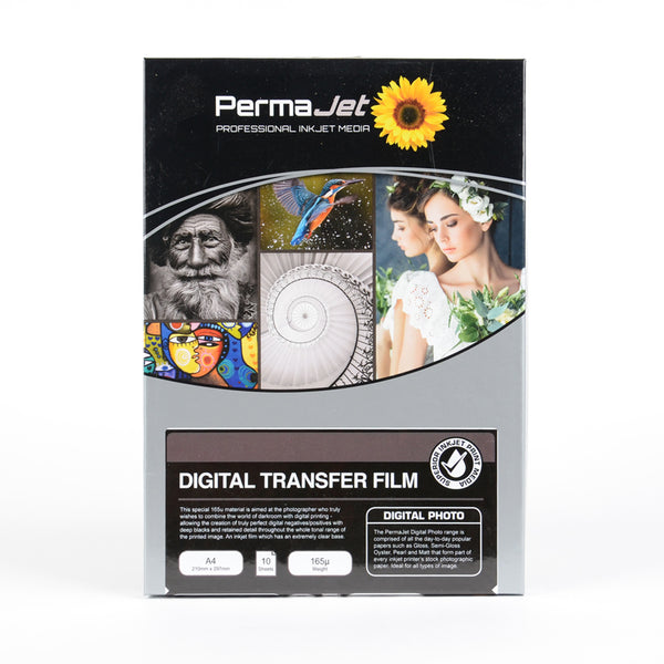 PermaJet Digital Contact Film A4 – Transparency Film for Cyanotype & Alternative Process Printing (10 Sheets)