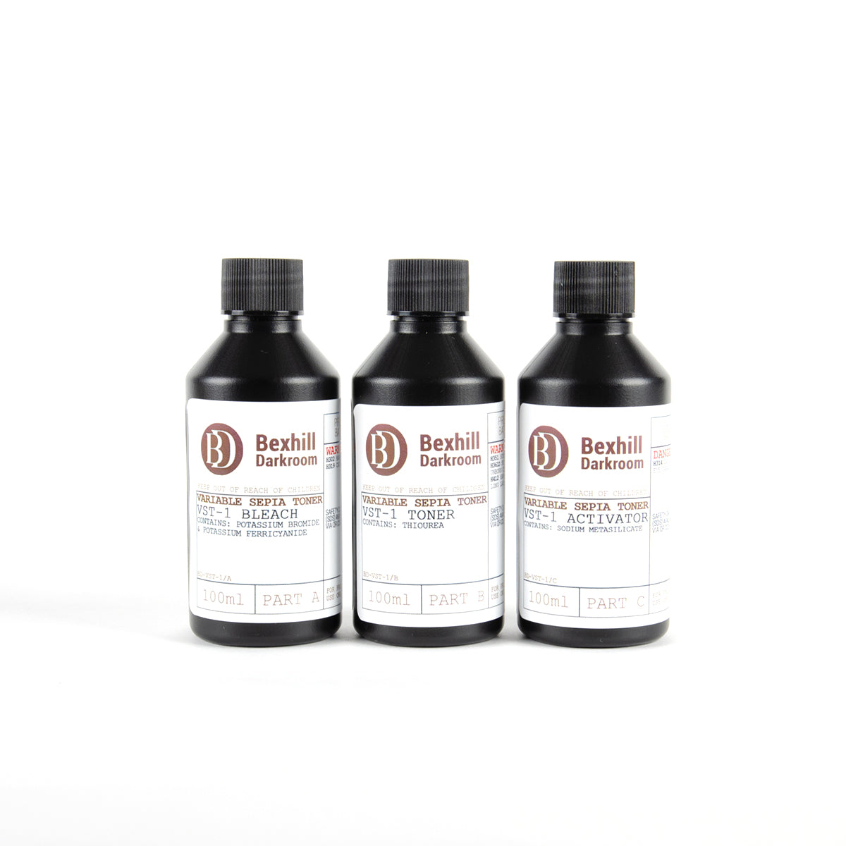 Variable Sepia Toner Kit for Silver Gelatin Prints – 3 Part (2L Working Solution)