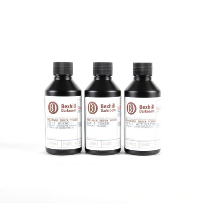 Variable Sepia Toner Kit for Silver Gelatin Prints – 3 Part (2L Working Solution)