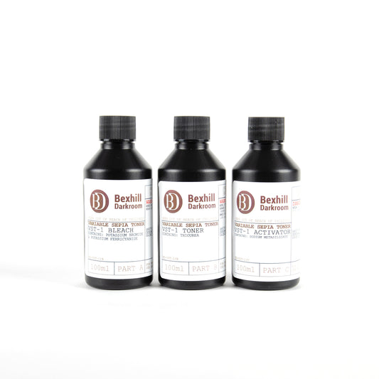Variable Sepia Toner Kit for Silver Gelatin Prints – 3 Part (2L Working Solution)