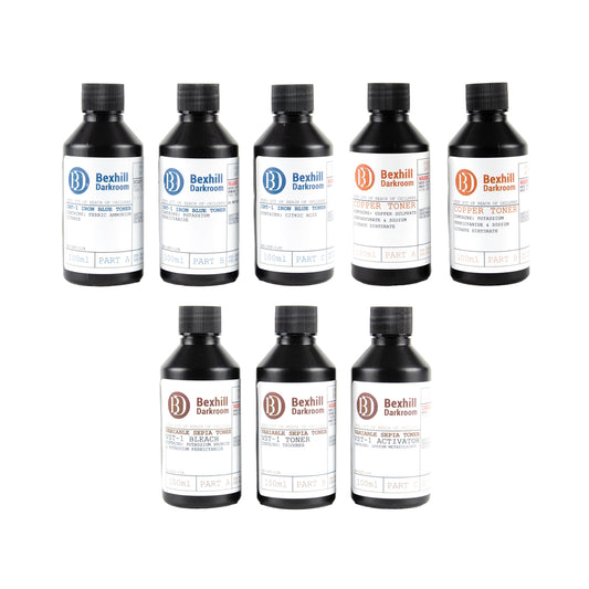 Silver Gelatin Toning Collection – Blue, Copper & Sepia Toners