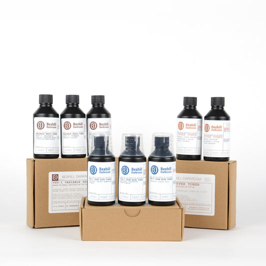 Silver Gelatin Toning Collection – Blue, Copper & Sepia Toners