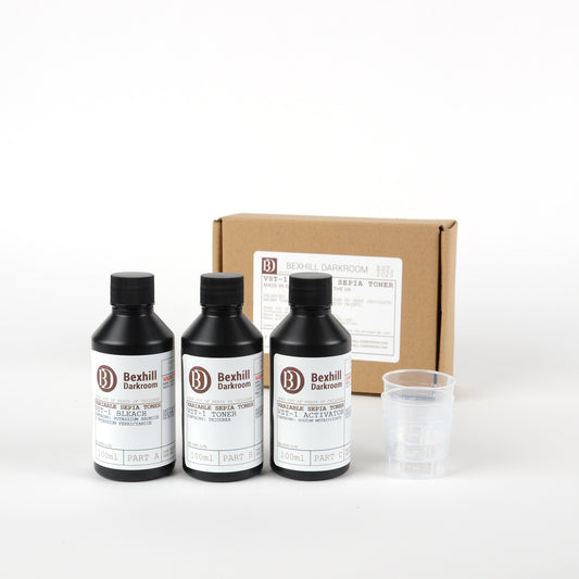 Variable Sepia Toner Kit for Silver Gelatin Prints – 3 Part (2L Working Solution)